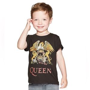 Toddler Boys Classic Rock Queen Crest Graphic Tee: 2T
